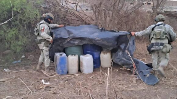 Ubican y aseguran par de áreas de concentración de sustancias químicas en Culiacán