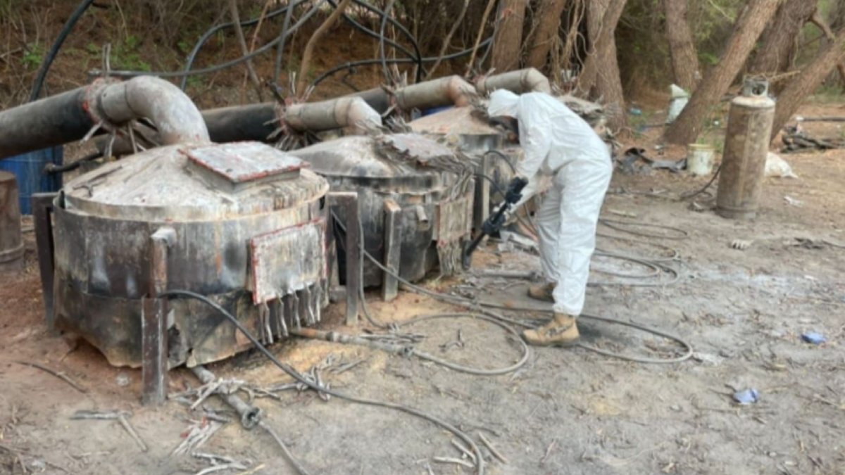 Aseguran área de concentración de sustancias químicas y laboratorios inactivos en Culiacán