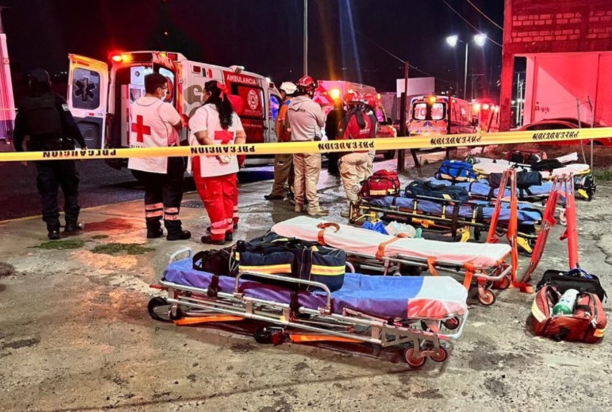 Autoridades en el incendio de centro de rehabilitación de Guanajuato