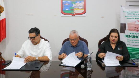¡Van por más desarrollo acuícola y sanidad! Escuinapa firma convenios con Coepriss y Secretaría de Pesca Estatal