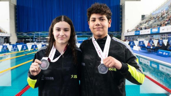 Sinaloa suma medallas en natación de Olimpiada Nacional 2025