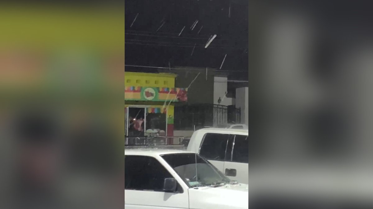 Cae tremenda granizada en Choix