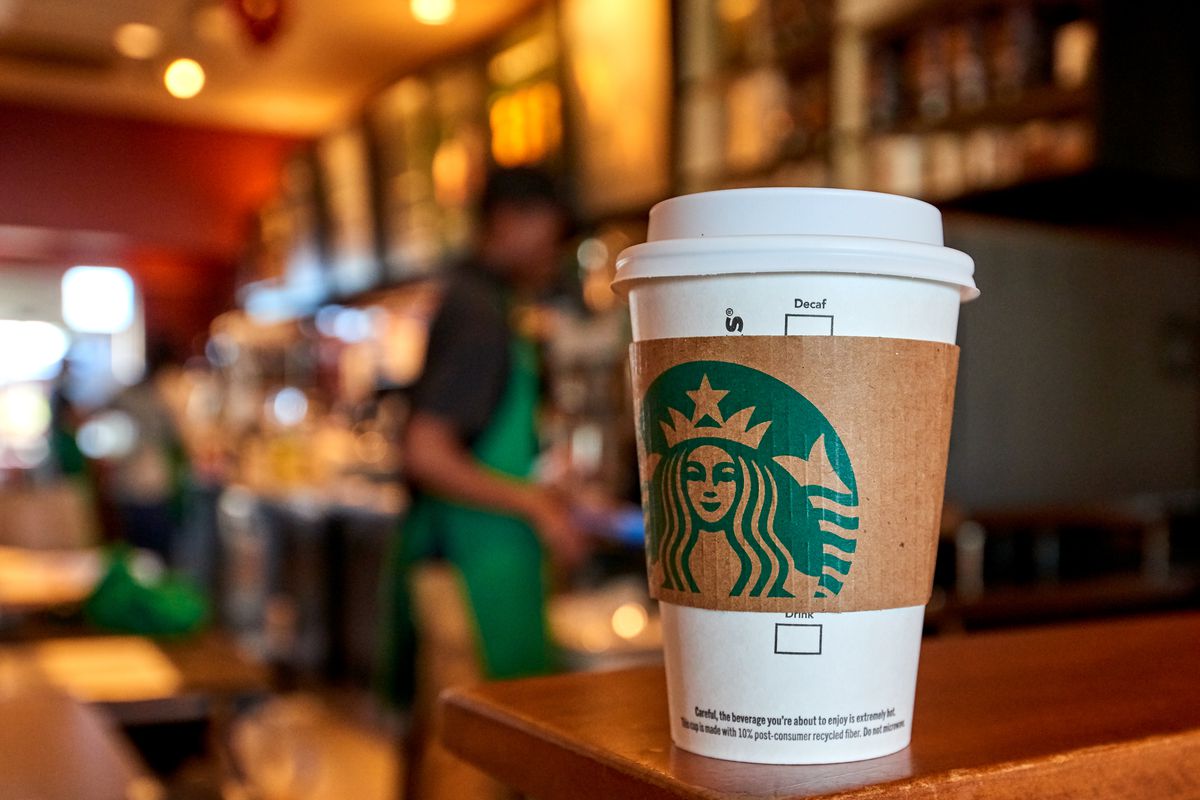 Vaso de café de Starbucks
