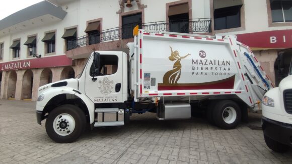 Mazatlán tiene 5 nuevos recolectores de basura; en total de cuenta con 52 unidades para servicio