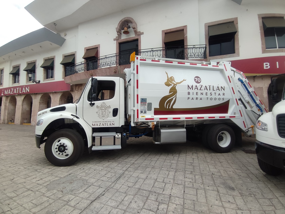 Mazatlán tiene 5 nuevos recolectores de basura; en total de cuenta con 52 unidades para servicio