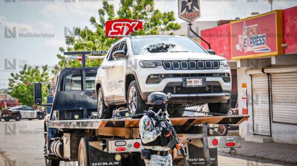 Tenían balazos de adentro hacia afuera, aseguran dos camionetas al sur de Culiacán