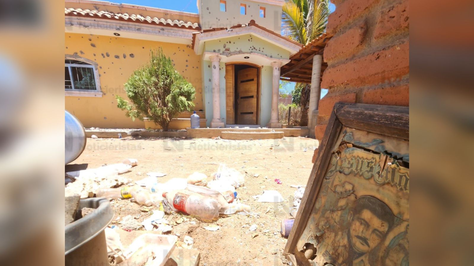 Hallan una camioneta blindada calcinada y casas baleadas en El Pozo, Imala tras enfrentamiento