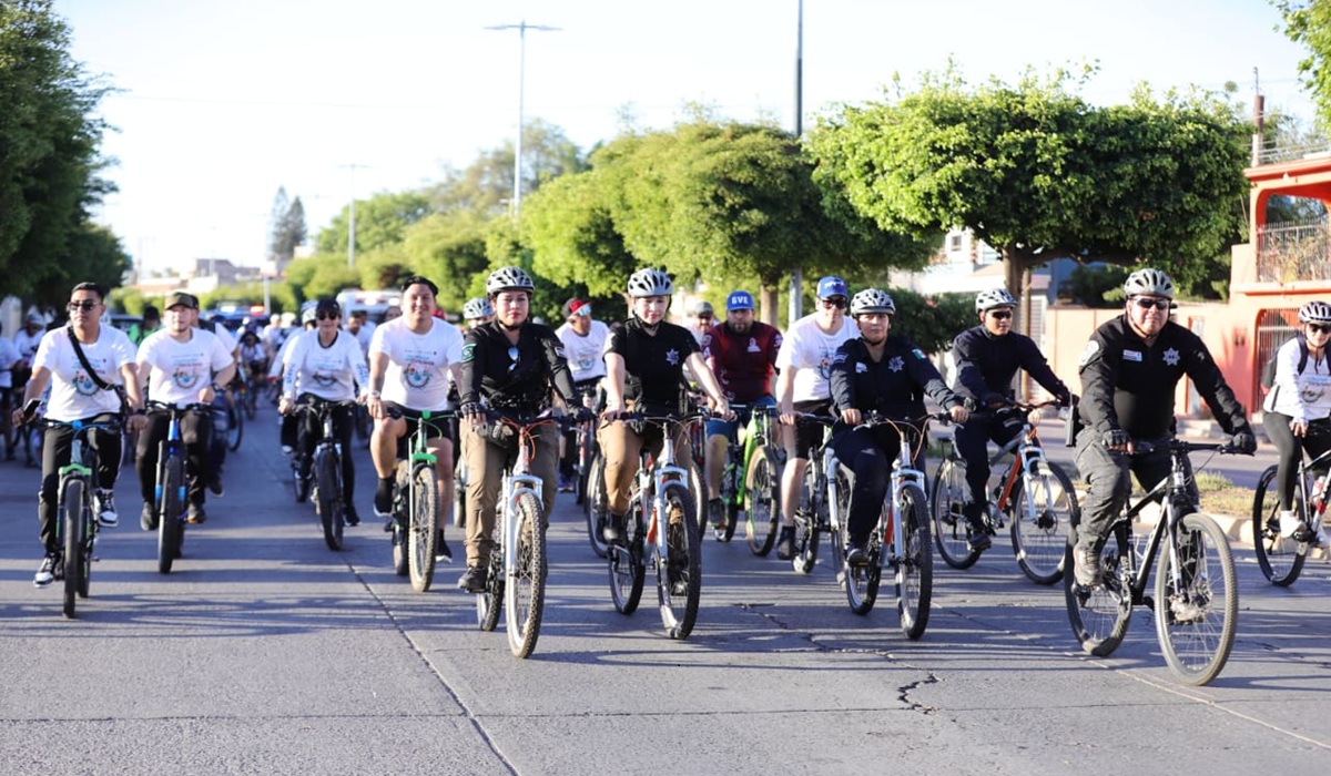Celebran el Día de la Bicicleta en Guasave