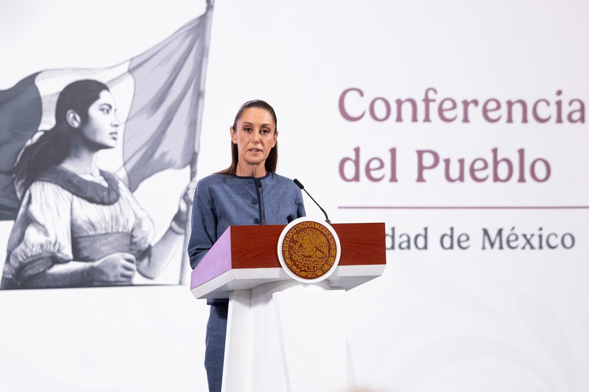 Claudia Sheinbaum en conferencia 'mañanera'
