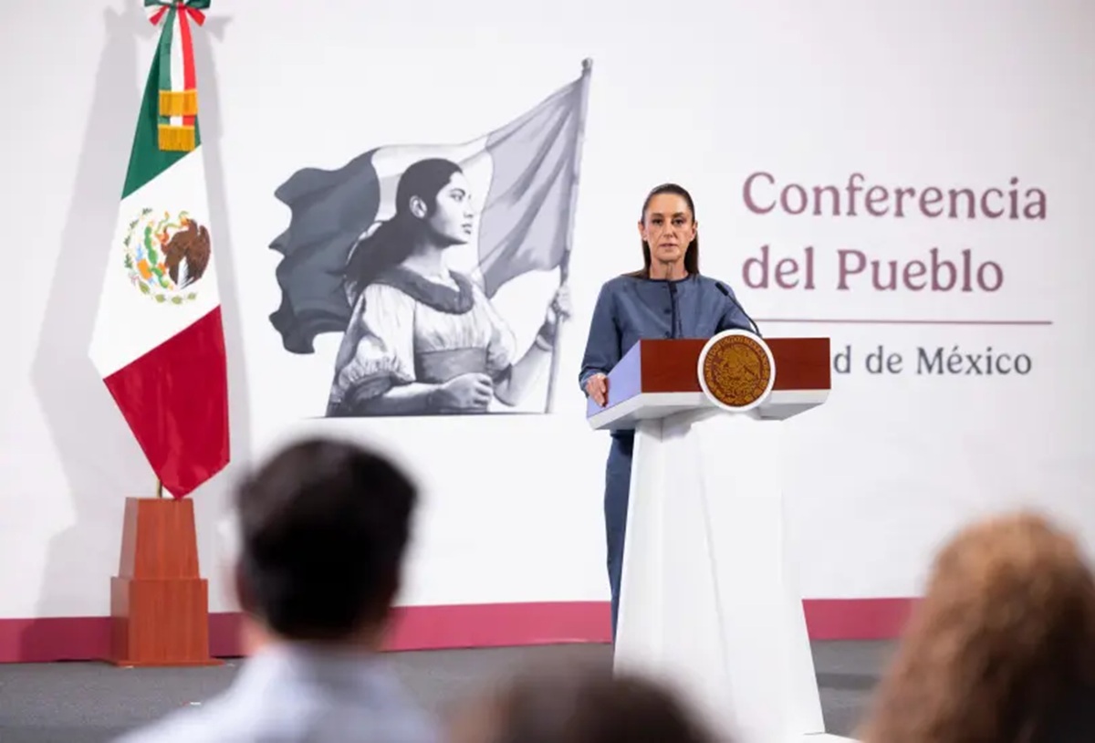 Claudia Sheinbaum en conferencia 'mañanera'