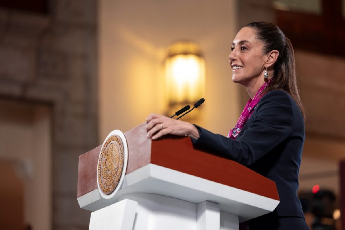 Claudia Sheinbaum en conferencia 'mañanera'