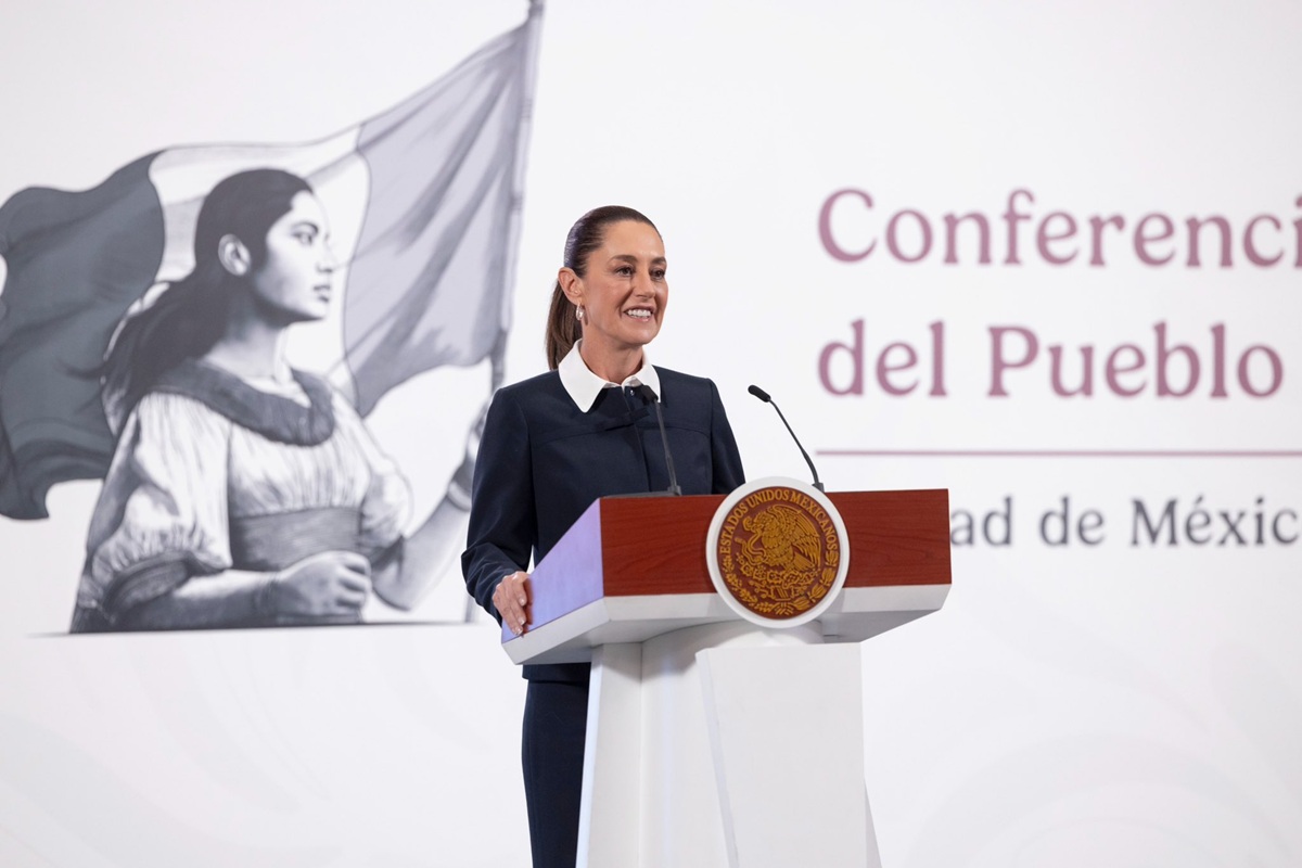 Claudia Sheinbaum en conferencia 'mañanera'