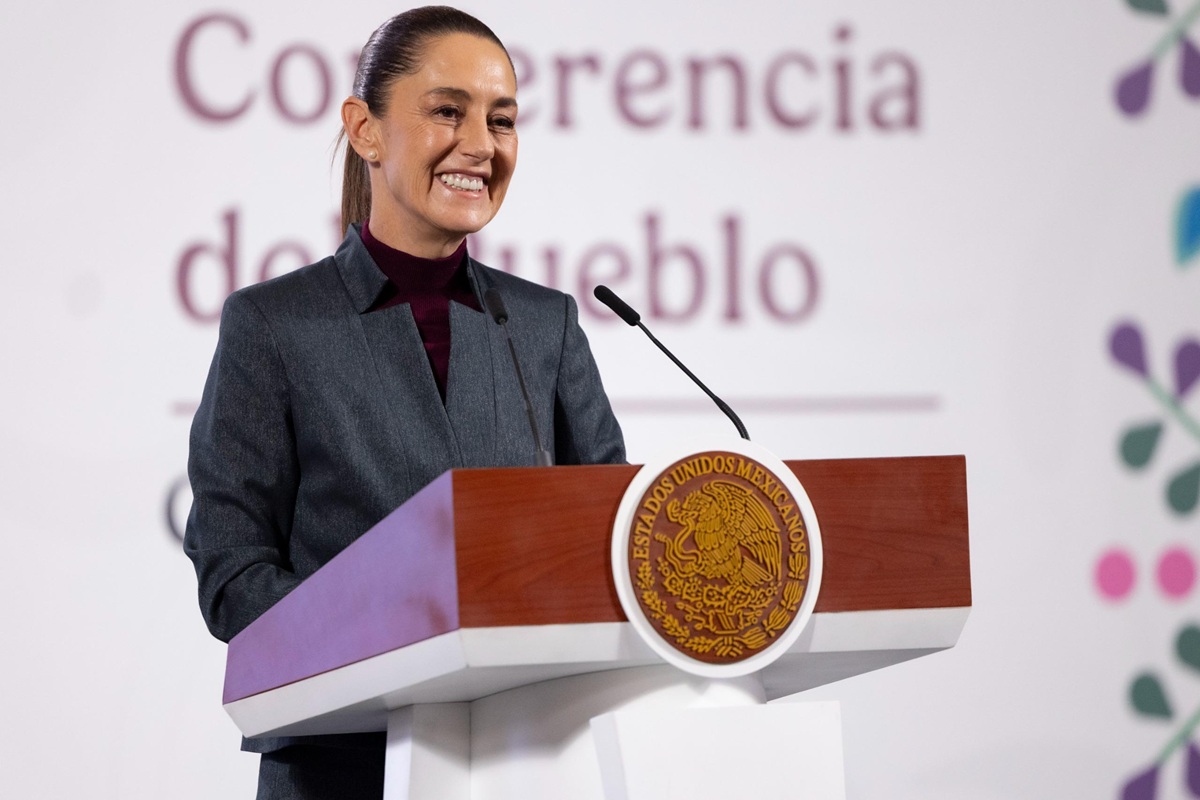 Claudia Sheinbaum en conferencia 'mañanera'