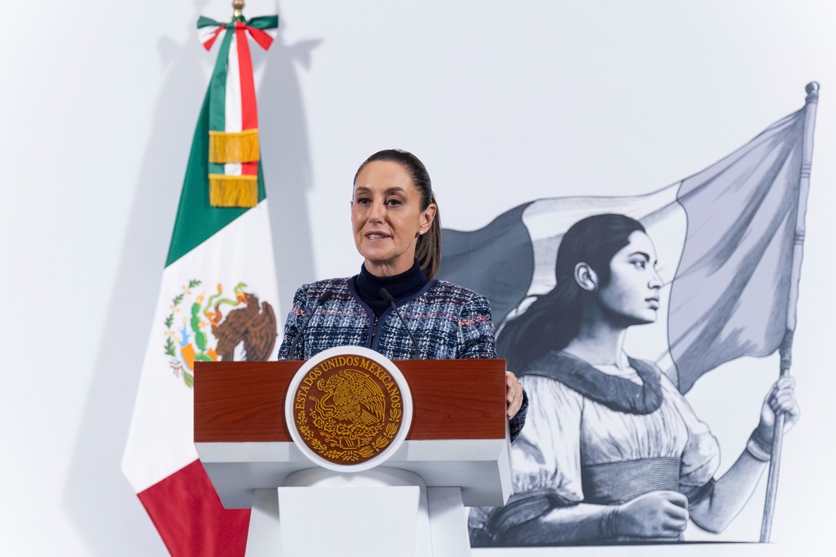 Claudia Sheinbaum en conferencia 'mañanera'
