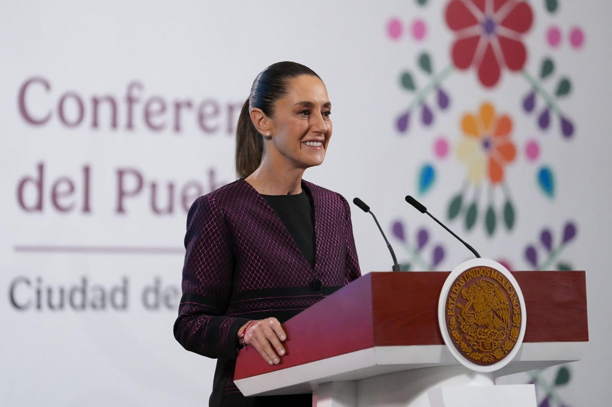 Claudia Sheinbaum en conferencia 'mañanera'