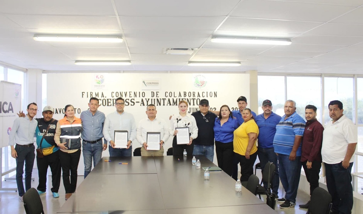 Navolato y Coepriss firman convenio para preservar calidad sanitaria de moluscos bivalvos