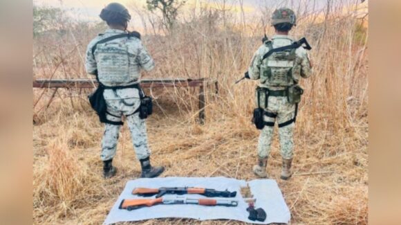 Decomisan dos armas largas y varios cartuchos en rancho de San Ignacio