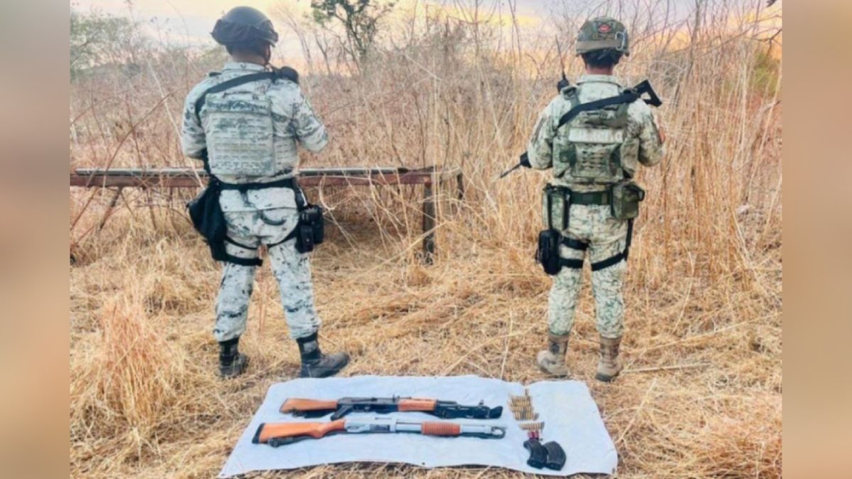 Decomisan dos armas largas y cartuchos en San Ignacio