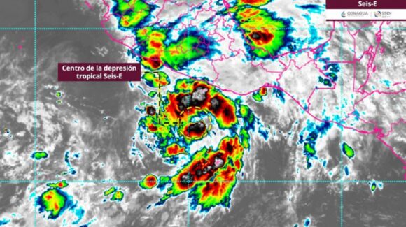 Se forma la Depresión Tropical Seis-E que activará a “Flossie” en el Pacífico; esta es su trayectoria