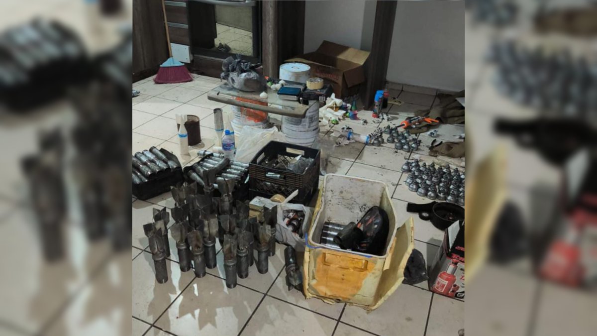 explosivos para dron ya fabricados de metal y de tubo PVC