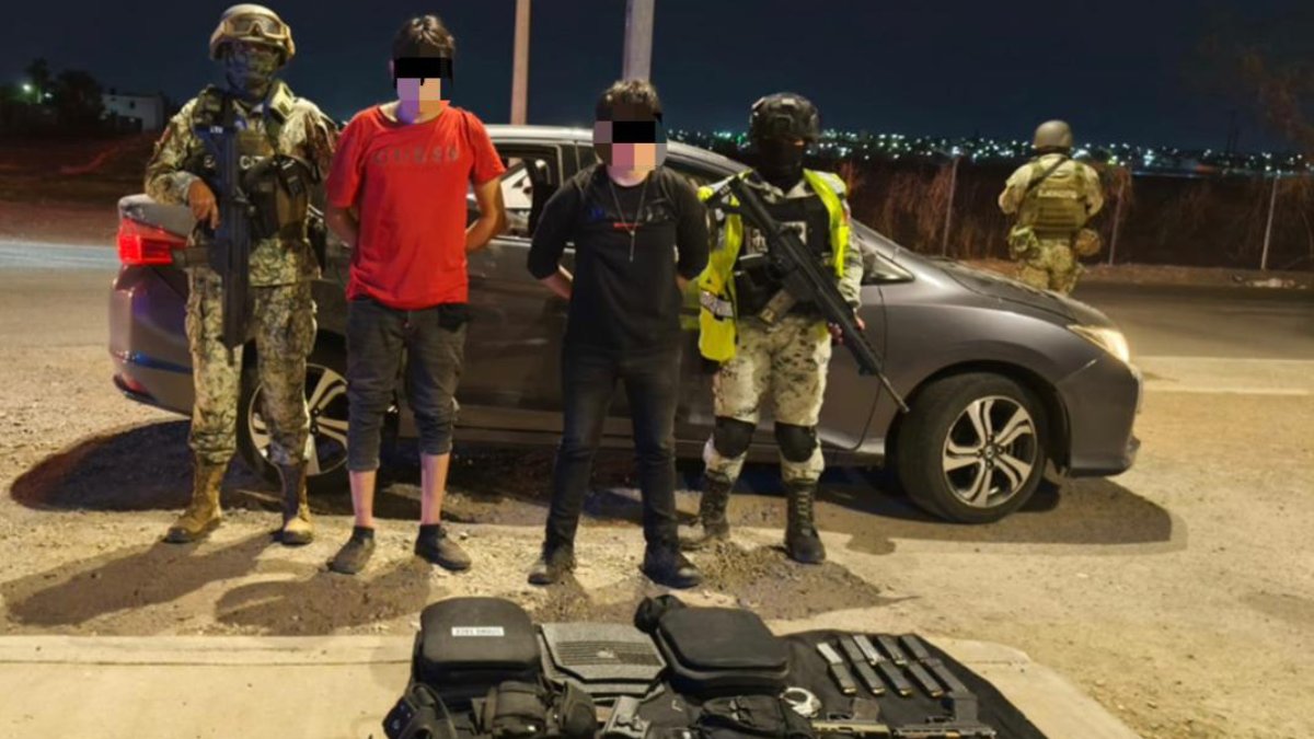detenidos en culiacan con armas y drogas