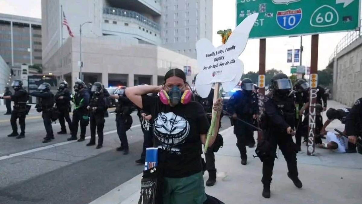 Trump acusa a la 'izquierda radical' por disturbios en Los Ángeles