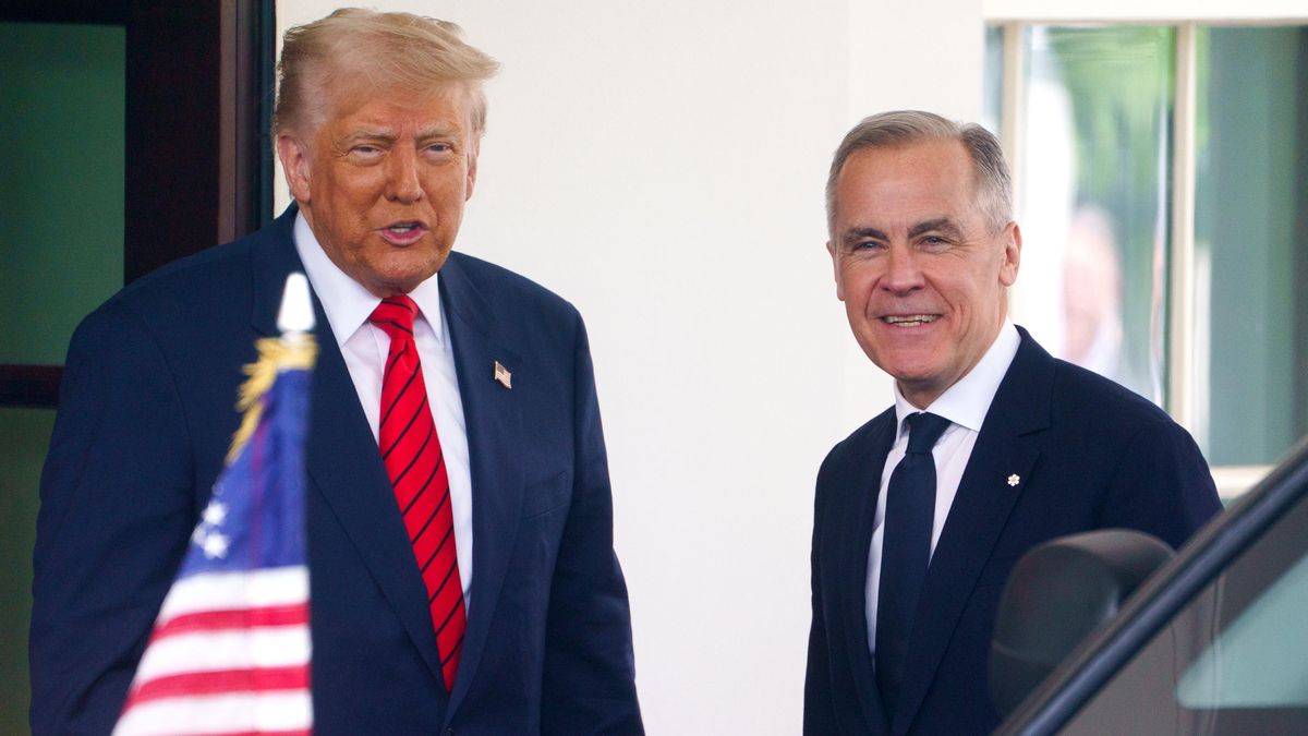 Donald Trump y Mark Carney