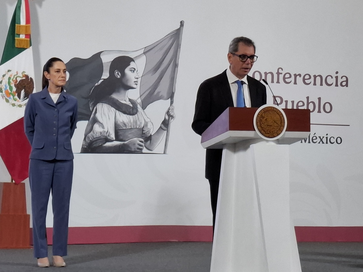 Edgar Amador Zamora y Claudia Sheinbaum