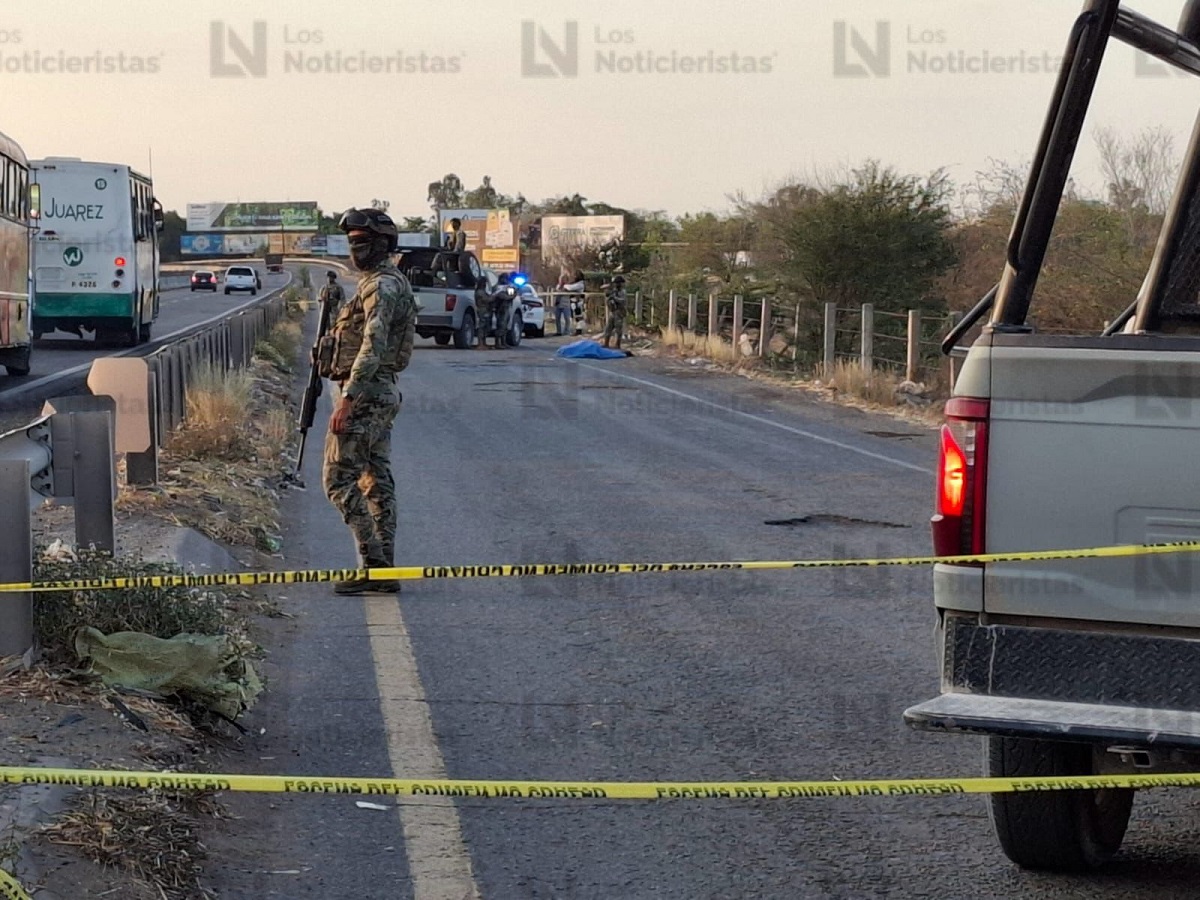 Atado de manos y con el rostro cubierto hallan ejecutado a un hombre en El Diez al sur de Culiacán