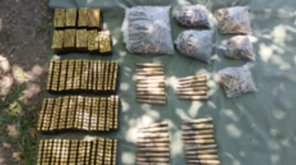 Ejército Mexicano halla y asegura más de 2 mil cartuchos en Cosalá