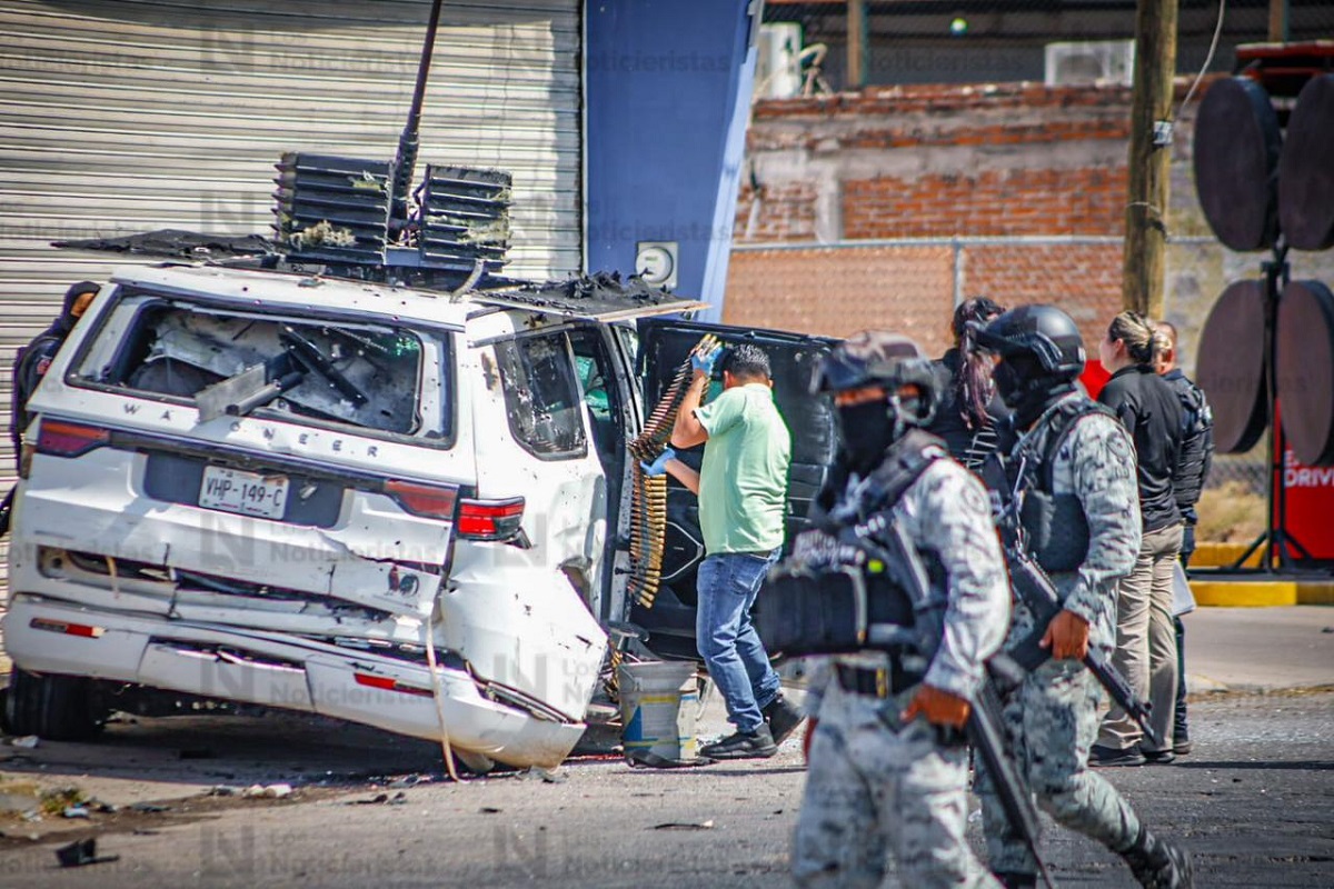 Enfrentamiento en Tierra Blanca en Culiacán