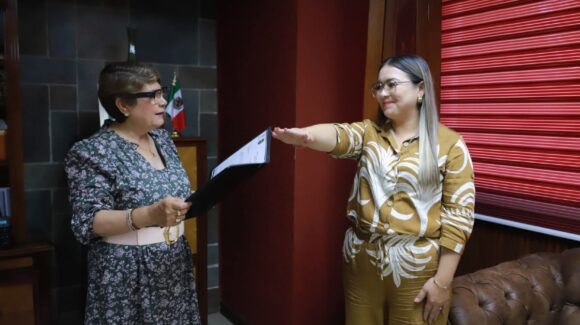 Presentan a nueva directora de Obras Públicas Ereyda López Gálvez, en Guasave