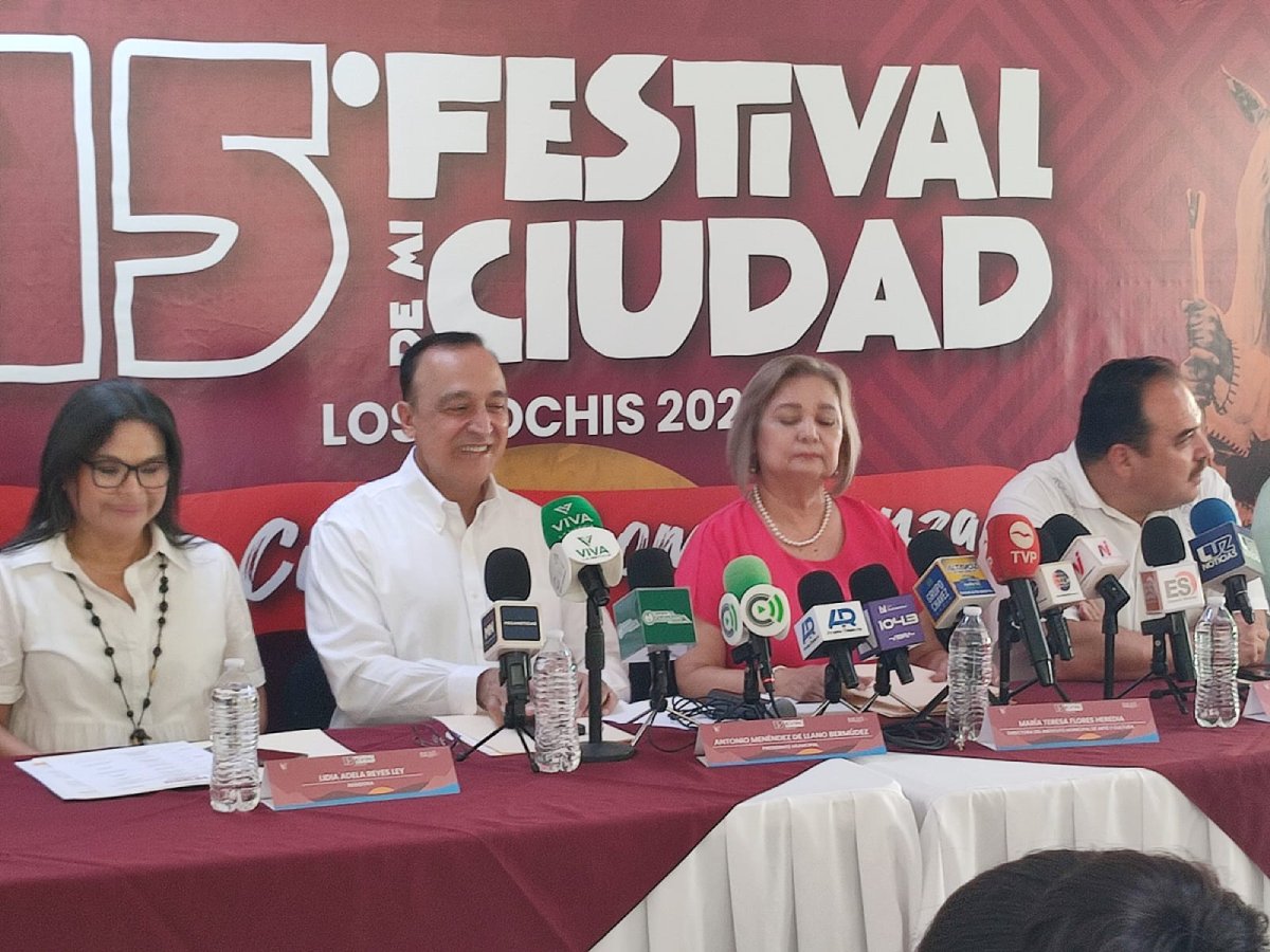 Invitan María Teresa Flores Heredia y Antonio Menéndez De Llano Bermúdez al Festival de Mi Ciudad en Los Mochis