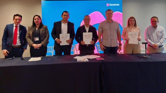 Firman Canaco Los Mochis y Banamex convenio de colaboración en apoyo a PyMEs