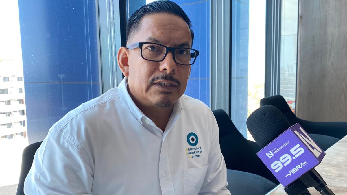 Gustavo Rojo, director del Observatorio Ciudadano de Mazatlán