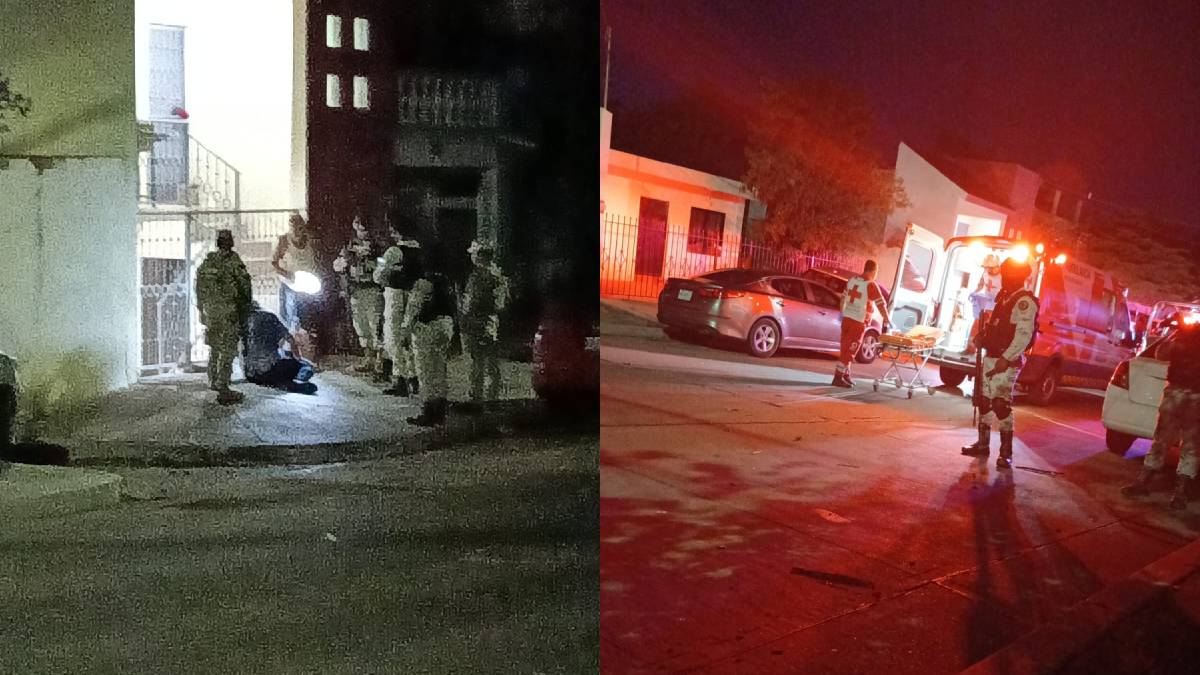 hombre pide ayuda tras ser baleado