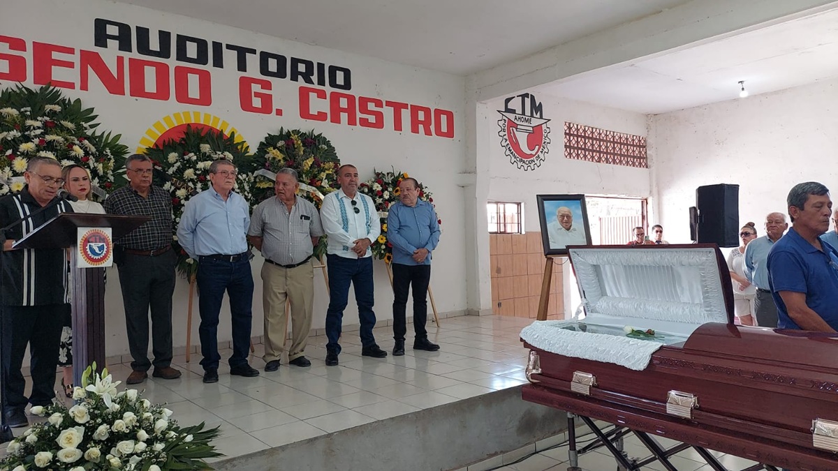 Homenaje póstumo a Nicolás García Castillo, en la CTM Los Mochis