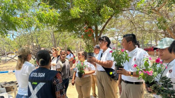 Ecología Municipal imparte charla sobre polinizadores a alumnos del CAM 25 de Mazatlán
