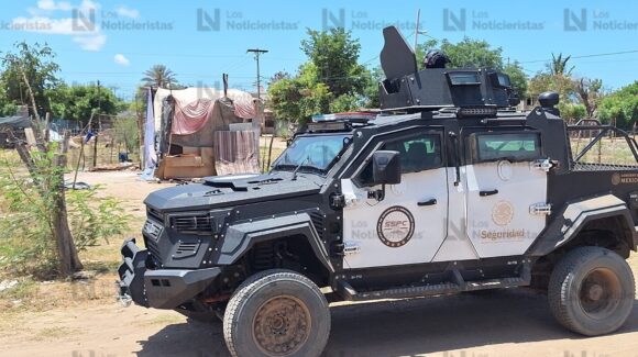 Operativo en Navolato deja tres detenidos, vehículos blindados, armas y hasta granadas aseguradas