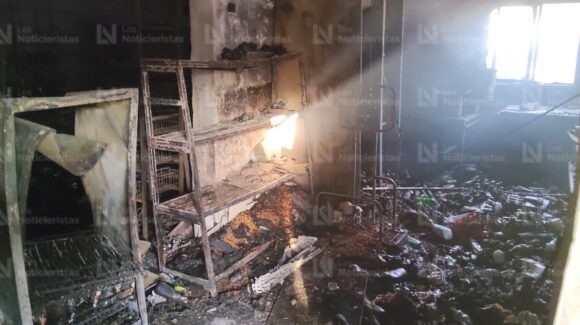 Voraz incendio arrasa con una tortillería en Jahuara 2, El Fuerte