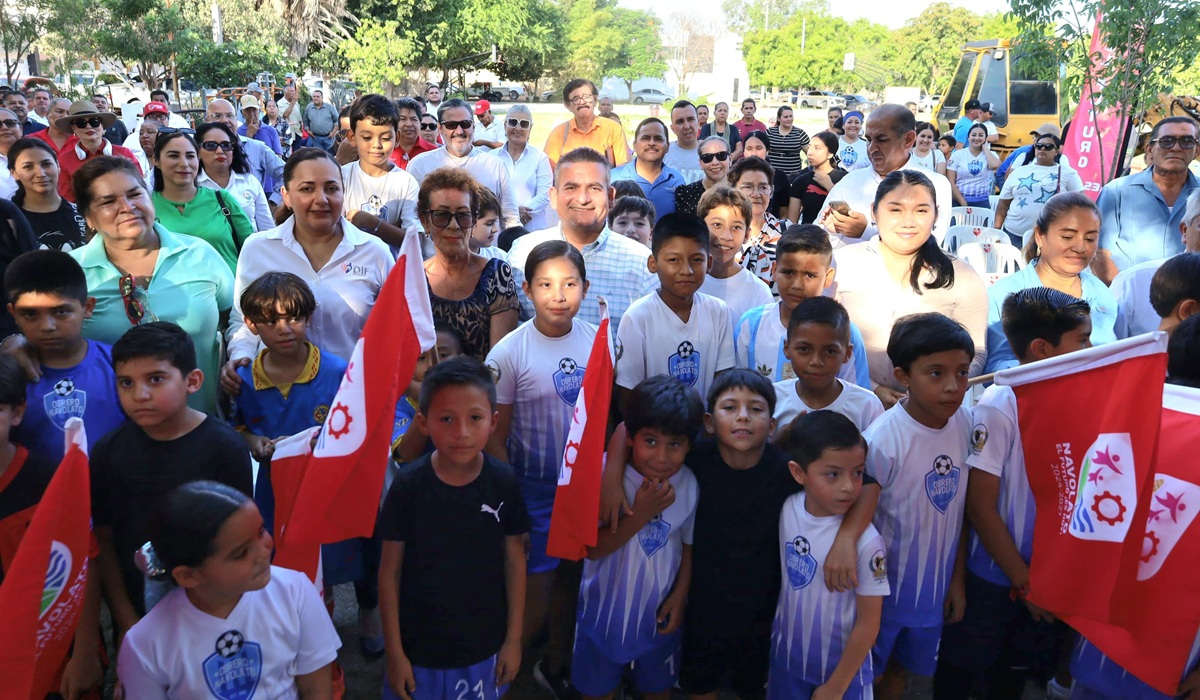 Inicia remodelación del parque de la colonia El Rincón, en Navolato