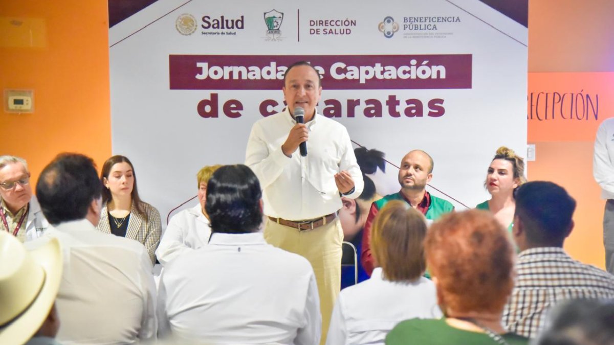 Jornada gratuita de captación de cataratas en Los Mochis