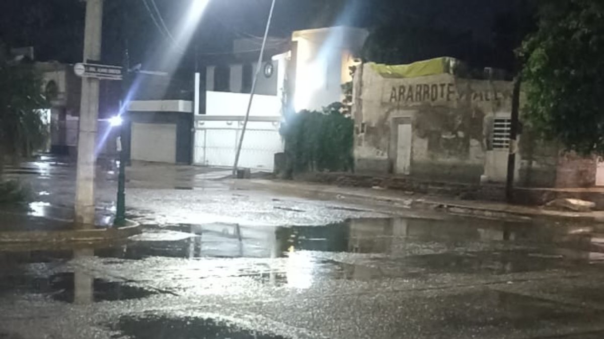 Lluvias en Guasave