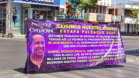 Afectados por boletos del Palenque de Culiacán deben denunciar, no es tema de Gobierno: Vocería