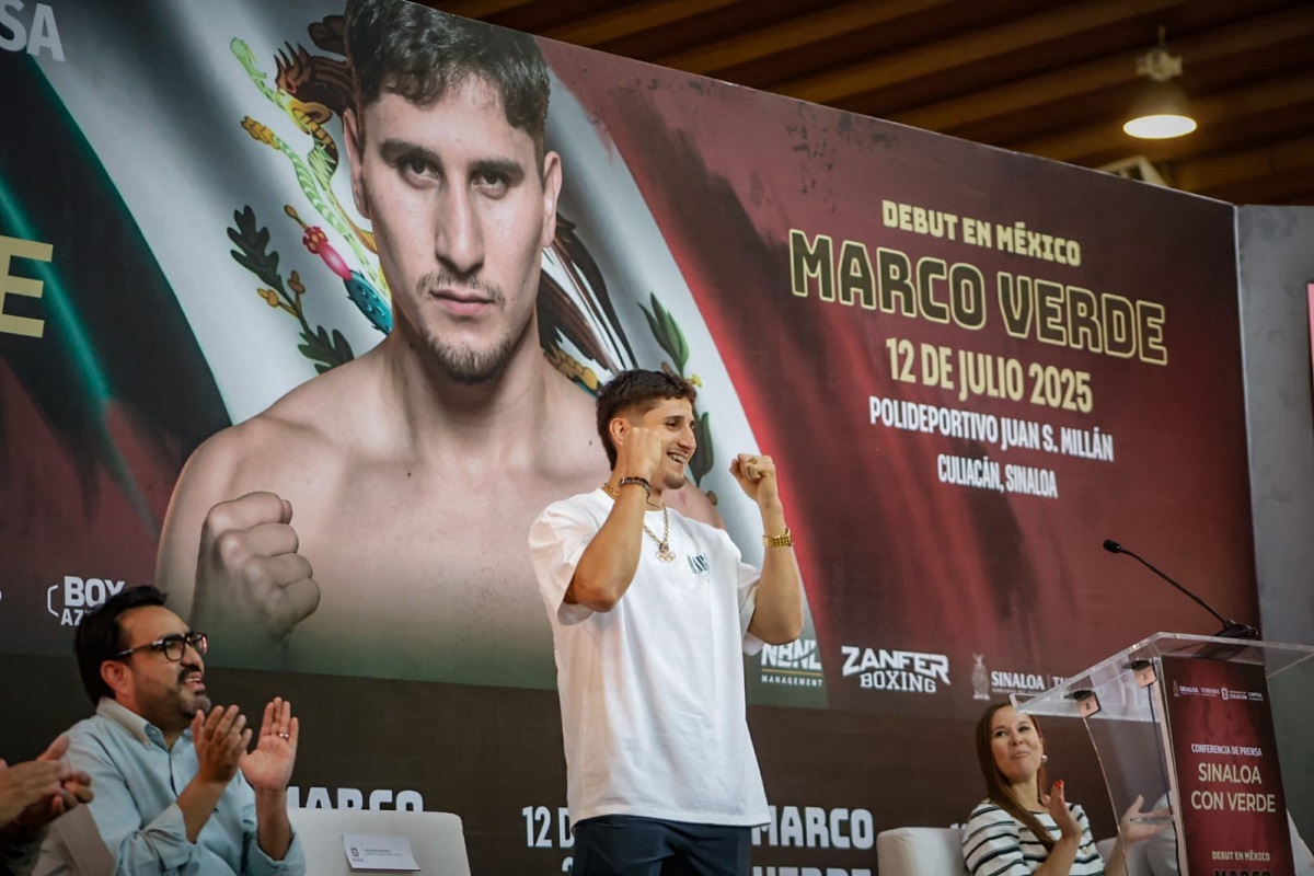 ¡Todo listo! Presentan la pelea entre Marco Verde vs Humberto Díaz en Culiacán