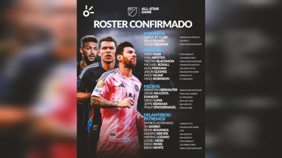 Messi encabeza la lista de jugadores convocados para el All Star-Game contra la Liga MX
