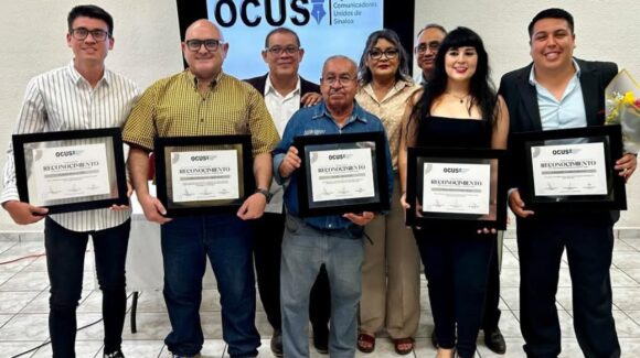 Entrega OCUS reconocimientos a periodistas con el objetivo de impulsar, valorar la experiencia y la formación continua