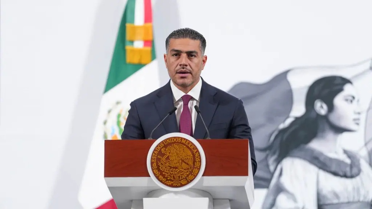Omar García Harfuch en conferencia 'mañanera'