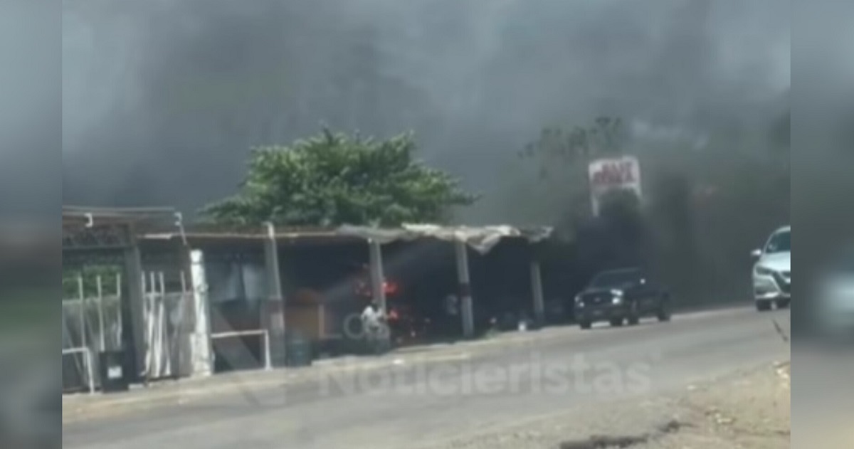 ¡Una avioneta explotó! Reportan ataque armado a pista área en Villa Juárez, Navolato