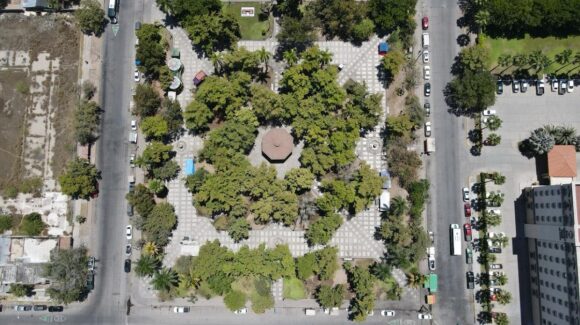Se pausa la remodelación de la Plazuela 27 de Septiembre en Los Mochis que tenía contemplada Gobierno del Estado